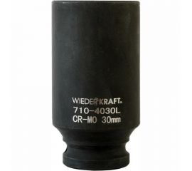 Головка торцевая ударная глубокая 6-гранная (30 мм; 1/2DR) WIEDERKRAFT WDK-710-4030L 