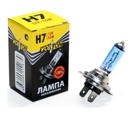 Лампа VOLTON галогенная, H7, 12 В, 55 Вт, PX26d VLT1411 