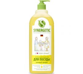 Концентрированное средство для мытья посуды и фруктов Synergetic Лимон 1 л 4613720438884 