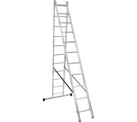 Двухсекционная лестница Новая Высота 2х11 ступеней 1220211 