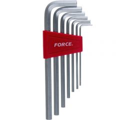 Набор дюймовых удлинненных Г-образных 7предметов шестигранников FORCE 5072LS 