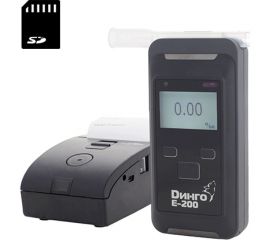 Алкотестер Динго спринтером и слотом для SD карты Е-200В 