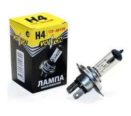 Галогенная лампа VOLTON H4 12В 60/55 Вт Р43t VLT1401 