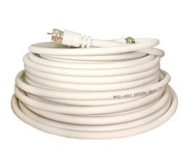 Телевизионный кабель Godigital rg-6u (0,9 ccs/al/al32 75 ом) с f-коннекторами, 30 м RG-6U30 