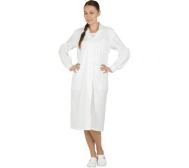 Женский рабочий халат ГК Спецобъединение БЯЗЬ белый р. 96-100, рост 158-164 Хал 002/ 96/158 