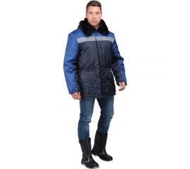 Утепленная куртка ГК Спецобъединение РЕГИОН темно-синий/василёк, р.104-108, рост 170-176 Кур 313/104/170 