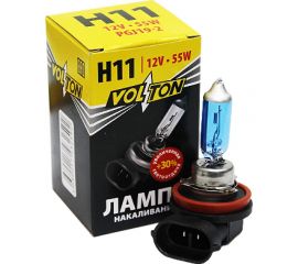 Галогенная лампа VOLTON H11 12В 55 Вт PGJ19-2 +30% VLT1101U 