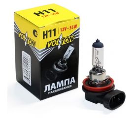Галогенная лампа VOLTON H11 12В 55 Вт VLT1101 