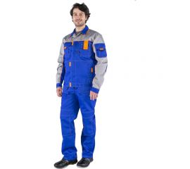 Костюм Факел Союз-Профессионал-2 васильковый/светло-серый/оранжевый, р.48-50, рост 182-188 87474872.004 