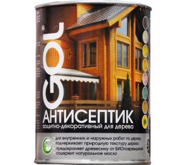 Антисептик Palizh GOL wood 0,8 л, коралловый Wd.281-05 11605761 