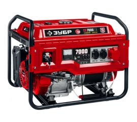 Бензиновый генератор с электростартером ЗУБР 7000 Вт, СБ-7000Е-3 