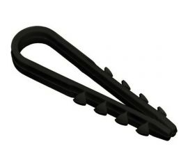 Дюбель-хомут для круглого кабеля TDM ДХК-10 5-10 мм нейлон черный 100 шт. SQ0539-0002 