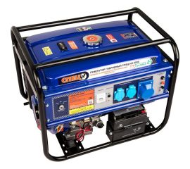 Гибридный генератор газ-бензин СПЕЦ HG-9000 и комплект для подключения к сети+баллону 