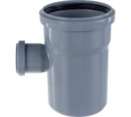 Тройник ООО МультиМирПласт 110/50/87.5 серый ТРК ВК 110/50/87.5 