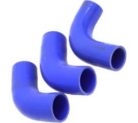 Патрубки радиатора 3 шт, силикон для а/м УАЗ дв.417, 451, 469 90 л.с. Riginal RG451-50-1303000-sil 