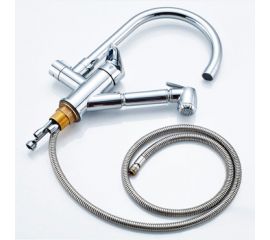 Смеситель для кухни MATRIX SMF-670012 с дополнительной выдвижной лейкой 4064 