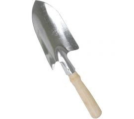 Посадочный совок Gigant большой, оцинкованный, с деревянной ручкой GAV-25 