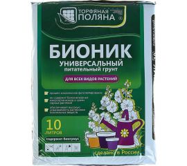 Универсальный грунт Торфяная поляна Бионик 10 л 00-00001535 