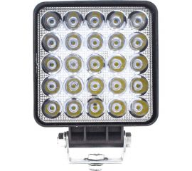 Фара рабочего света АВТОЭЛЕКТРИКА LED квадр., 12/24В, 25 светодиодов/75Вт, направленный (дальний) свет 09.2228 