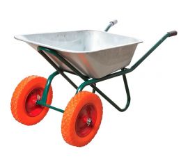 Двухколесная строительная тачка REDVERG RD-WB250RPU литое колесо 6665224 