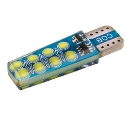 Автолампа SKYWAY диод, T10 (W5W), 12 В, 16 COB диодов, без цоколя, 1-конт., белая S08201513 