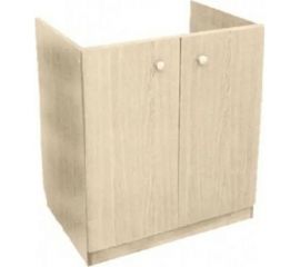 Тумба под мойку MELODIA 60x80 молочный дуб две двери 30984 