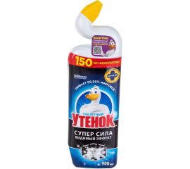 Средство для сантехники/уборки туалета ТУАЛЕТНЫЙ УТЕНОК Супер Сила ""Видимый Эффект"", 900 мл 70750 608011 