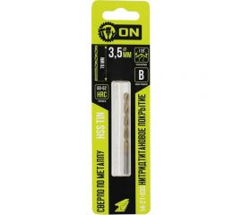 Сверло по металлу HSS TIN 3.5x70 мм, нитридтитановое покрытие On 14-21-035 