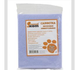 Салфетка вискозная универсальная Рыжий кот 30х38 см, 7 шт. 85 003568 