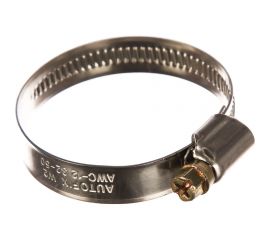 Червячный хомут AutoFix 32-50/12 мм W2 нерж. сталь 50 шт. AWC-12 32-50 