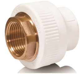 Комбинированная муфта Blue Ocean полипропиленовая, с внутренней резьбой - 110x4"" под ключ PPRF/HTIA-110х4 