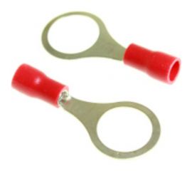 Кольцевая изолированная клемма Nord-Yada 3.7мм 0.5-1.5кв.мм (красный) (НКи 1.5-3.5) 906352 