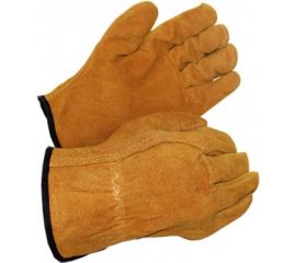 Спилковые желтые перчатки Дока ДРАЙВЕР RX 5003,10 ВС б/п DK.3500.06508 