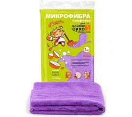 Сухая салфетка для пола из микрофибры Золушка 50x60 см, 1 шт. 9846 
