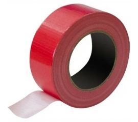 Армированная влагостойкая клейкая лента на тканевой основе УправДом красная, 38 мм х 50 м 4100002058 