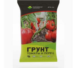 Почвенный грунт Торфяная поляна Томаты и перец 5 л 00-00000662 