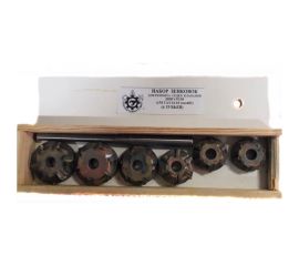 Победитовые шарошки Дело Мастера ГАЗ 24-10 6 зубьев, в футляре 120624 