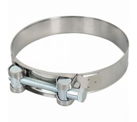 Силовой хомут Nord-Yada Д: 52-55 мм, Ш: 22 мм, Т: 0,6 мм, болт: М6х60, нерж. сталь 902885 