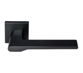 Дверная ручка MORELLI MH-53-S6 BL ""Mercury"" на квадратной розетке 6 мм, черная 9013356 