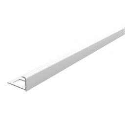 Профиль для плитки наружный DECONIKA 8 мм 2.5 м 001-G Белый глянец Д-Пл8-Н 001-G БЕЛ Г 