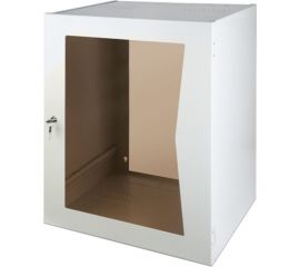 Настенный шкаф КДДС 19" 12U со стеклянной дверцей 00000000565 