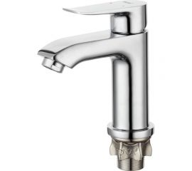 Смеситель ддя умывальника G-lauf с монолитным изливом, хром GOB1-A134 