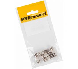 Антенный переходник PROCONNECT RG-6, SAT, гнездо F - штекер ТВ, 5шт 05-4303-4-9 