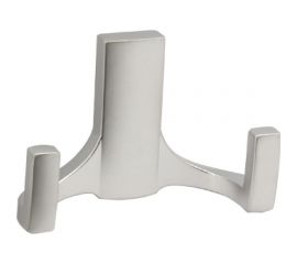 Крючок MF R17, 2-х рожковый, хром матовый 10936v 