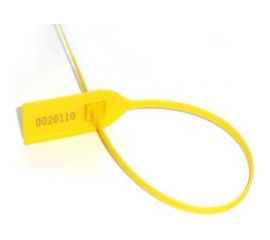 Пластиковая номерная пломба Пломба.Ру D5мм, L280мм, Цвет желтый 50 шт. КПП-3-0434 619322 