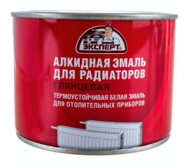 Эмаль алкидная для радиаторов ЭКСПЕРТ белая 0,5 кг 20248 