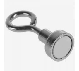 Неодимовый магнит с петлей для авто СИМАЛЕНД d-12 мм, сцепление 3 кг 4507838 