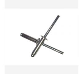 Вытяжная заклепка ZAMETAL 4x14 нержавеющ. сталь, DIN 7337, A2, уп. 500 шт. ZA519696 