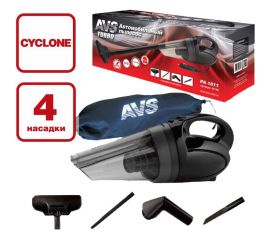 Автомобильный пылесос AVS Turbo 1011 4 насадки 43148 