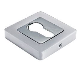 Накладка на ключевой цилиндр MORELLI цвет-матовый хром/хром MH-KH-S55 SC/CP 9012228 
